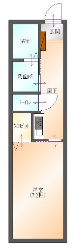 IMヒルズⅢC(間取り