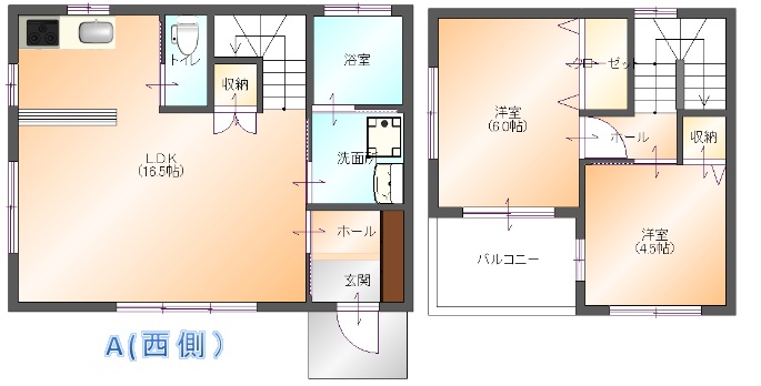 ツインテラス(間取り