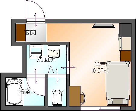 BSA205・209(間取り