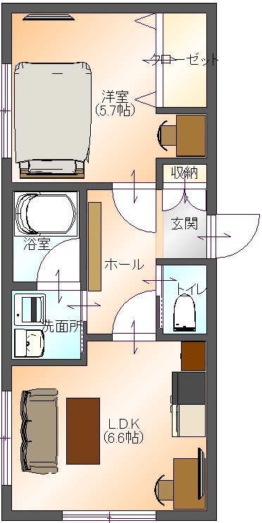 BSA212(間取り