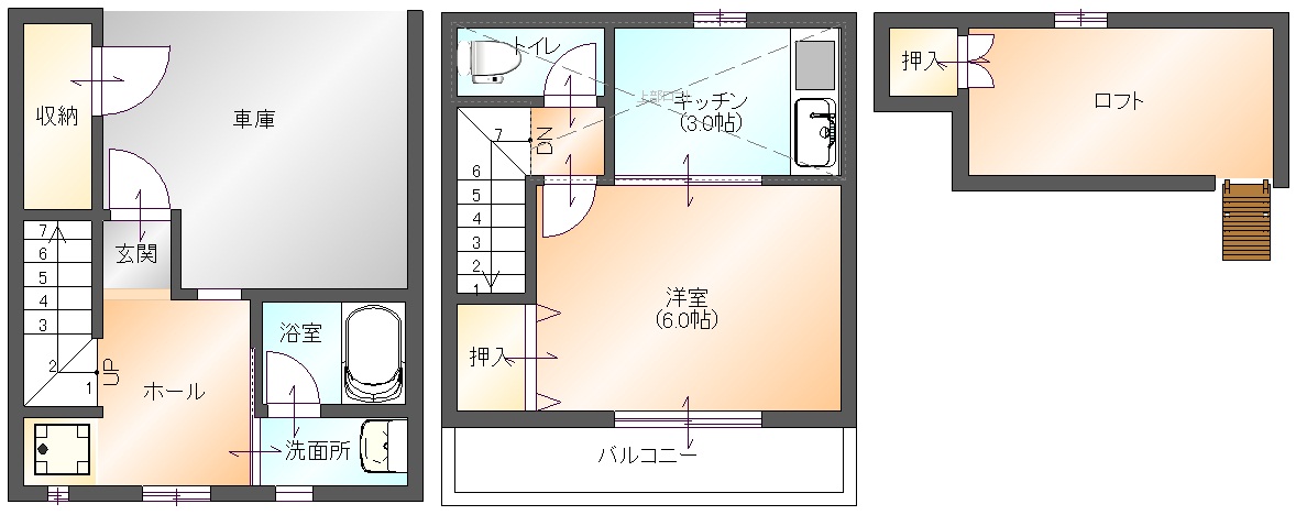 ココルーム(間取り