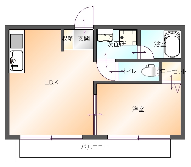 フローラルコート203(間取り